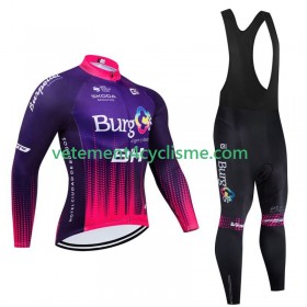 Homme Tenue Cycliste Manches Longues et Collant à Bretelles Hiver Thermal Fleece Burgos Bh 2024